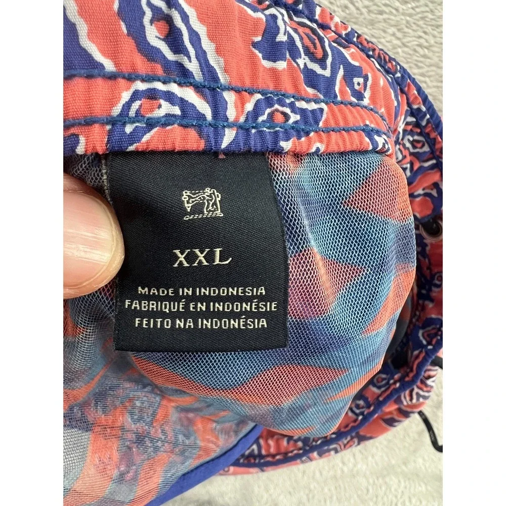 VTG Scotch & Soda Swim Trunks Mens XXL Pink Blue Floral Shorts Beach
